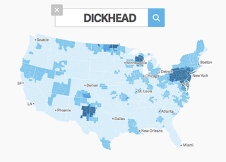 Illustration for article titled Find out Americans’ favorite swear words with this interactive map